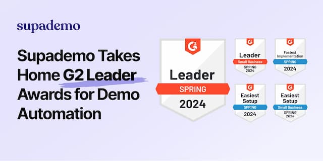 Blog on Supademo G2 awards