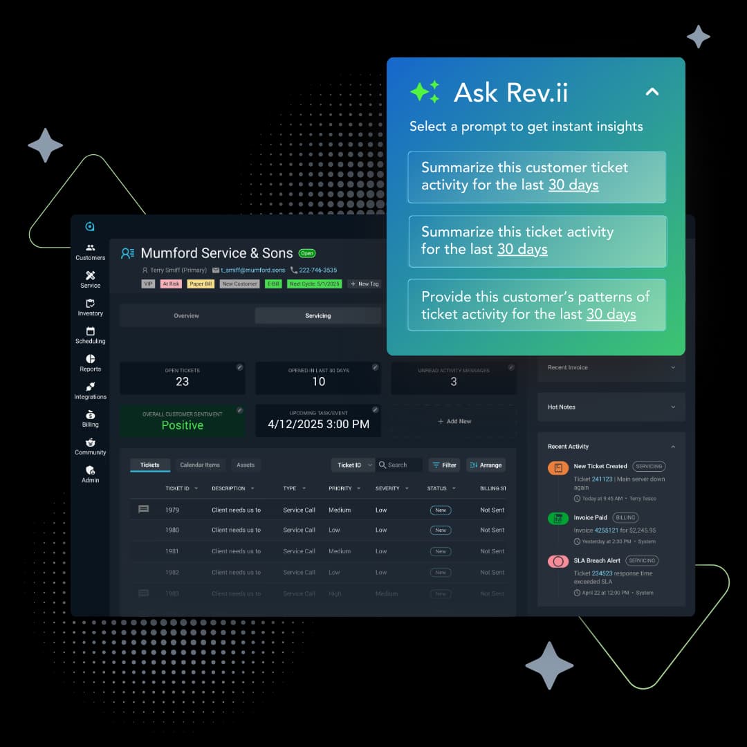 Rev.io interactive demo showcase