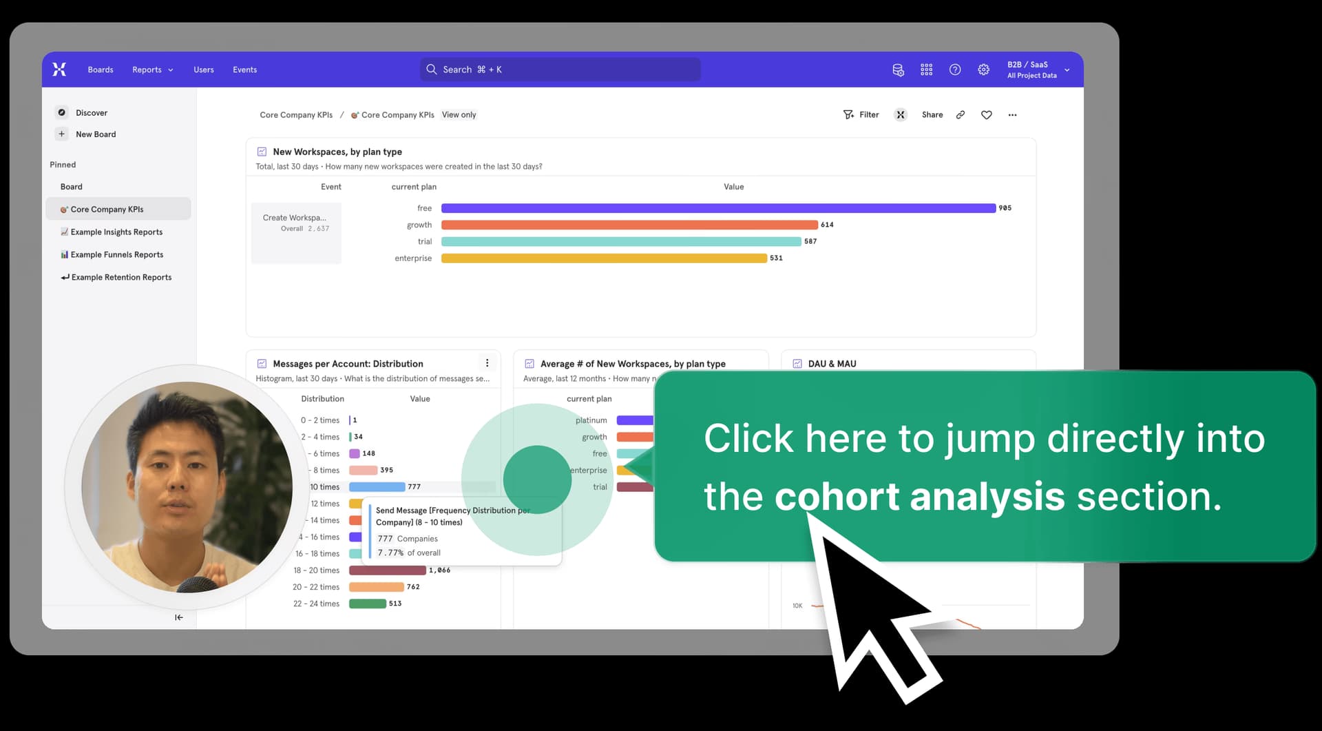 Make your webcam videos interactive