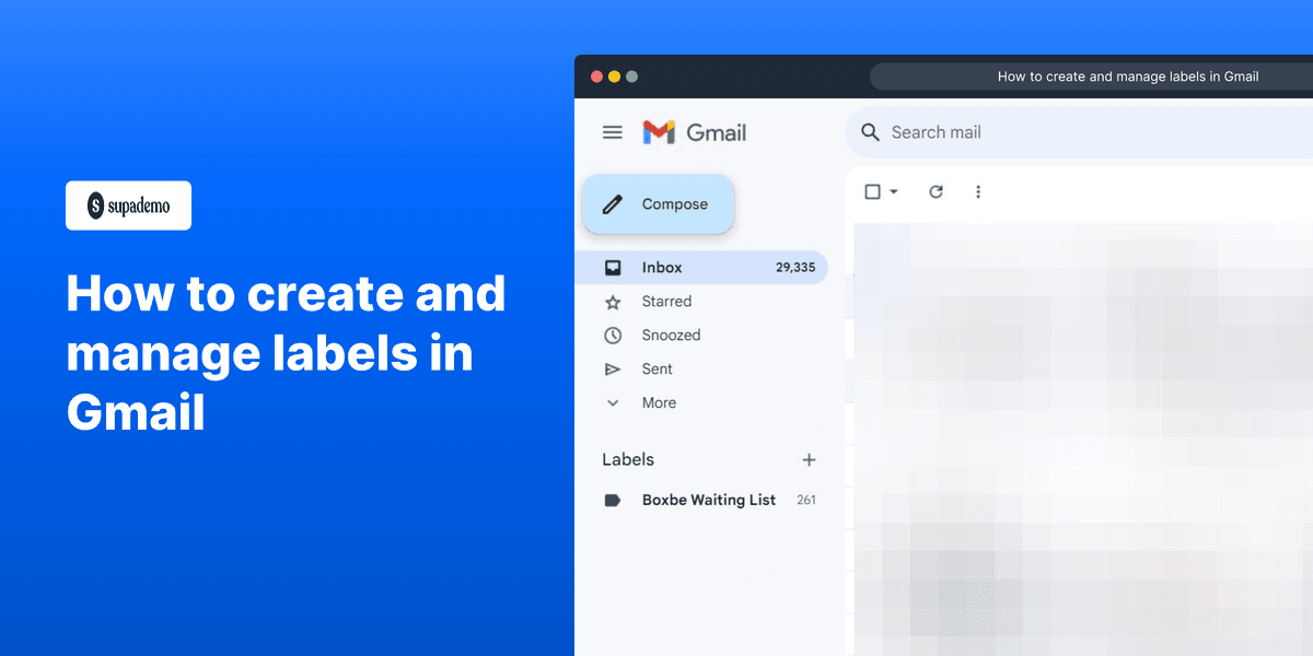 How to create and manage labels in Gmail screenshot