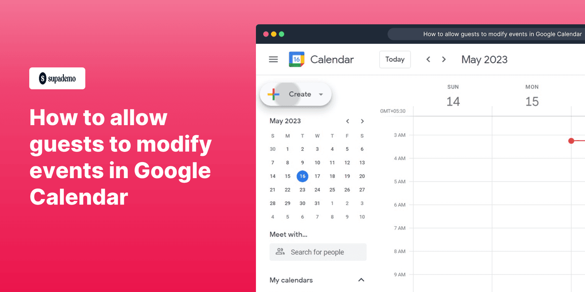 How to allow guests to modify events in Google Calendar screenshot