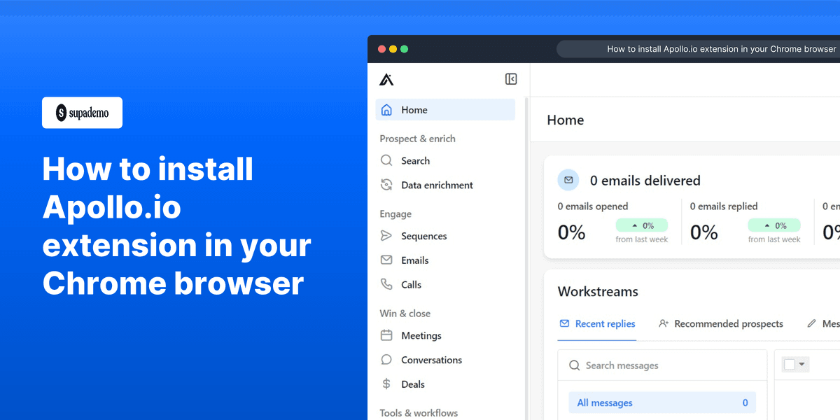 How to install Apollo.io extension in your Chrome browser screenshot