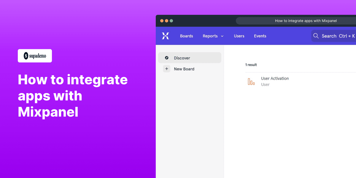 How to integrate apps with Mixpanel screenshot