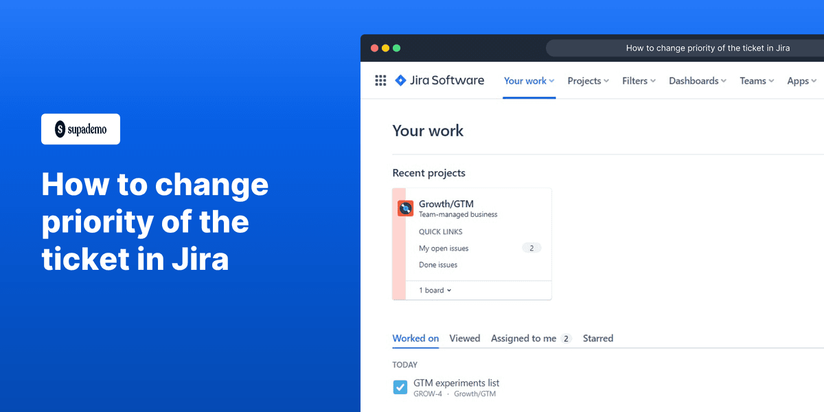 How to change priority of the ticket in Jira screenshot