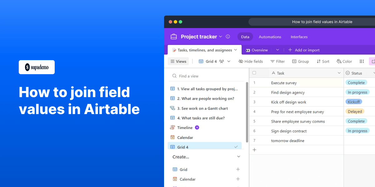 How to add formulas to fields in Airtable screenshot