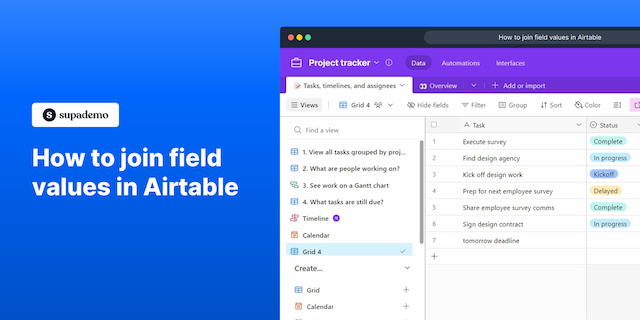 Related demo for Airtable 1