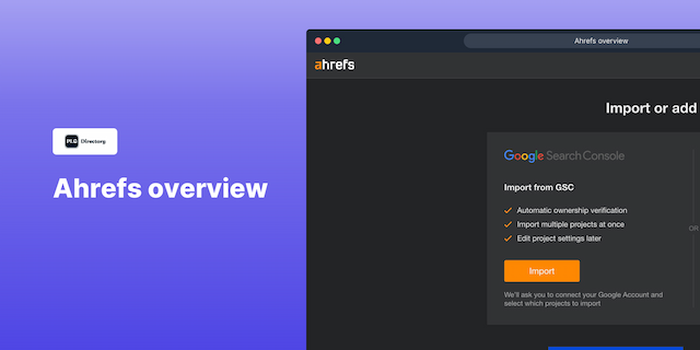 Related demo for Ahrefs 3
