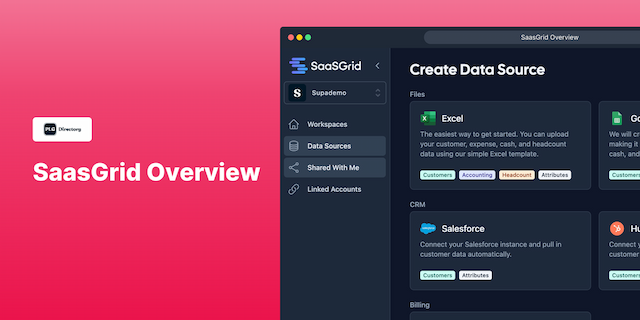 Related demo for SaaSGrid 1