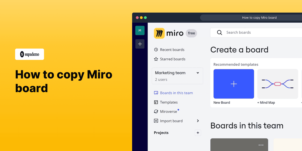 How to copy Miro board screenshot