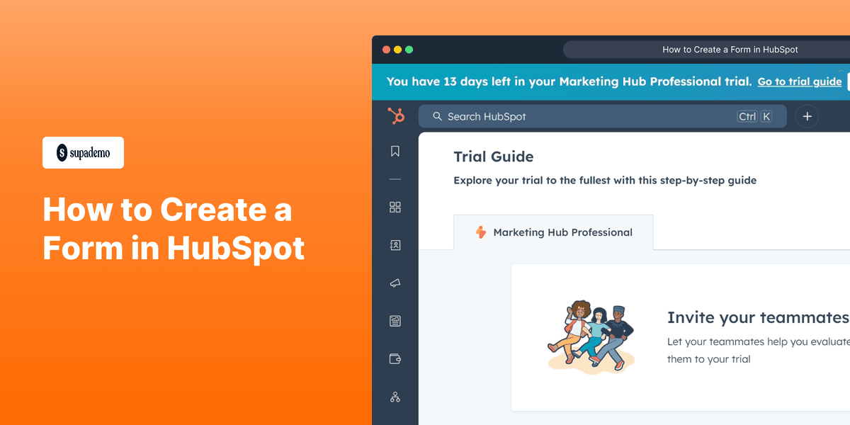 How to Create a Form in HubSpot screenshot