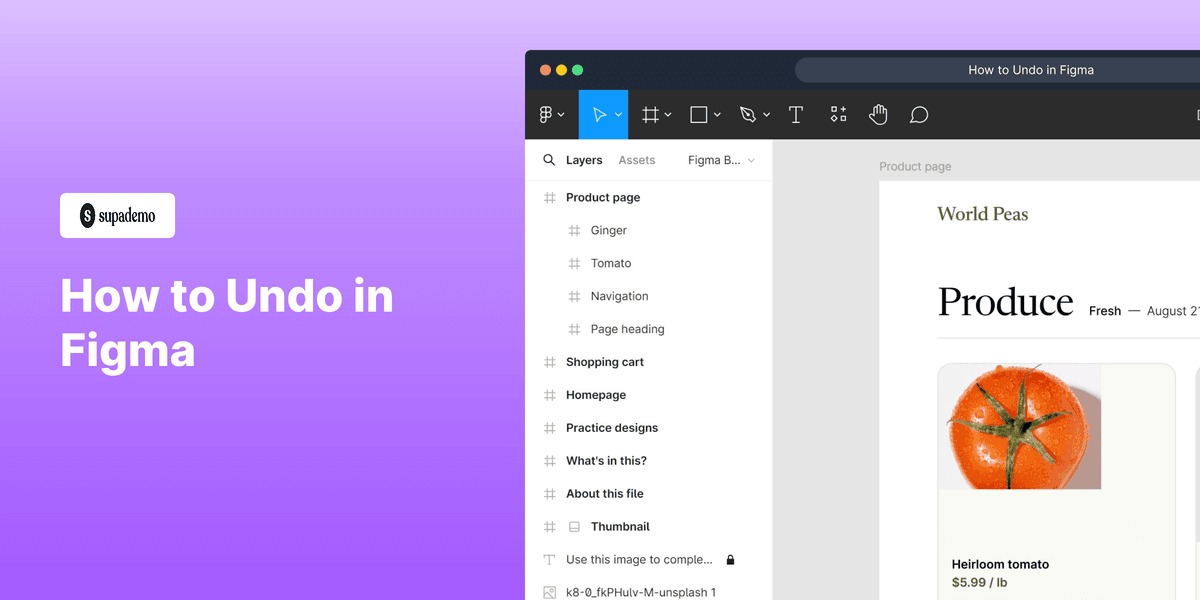 How to Undo in Figma screenshot