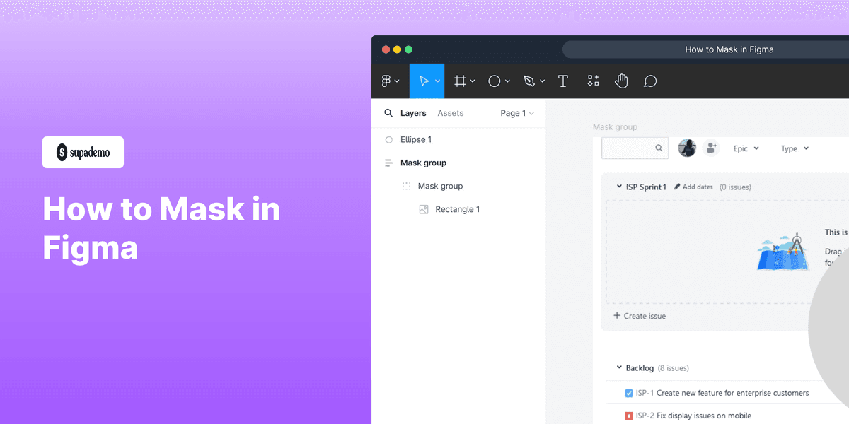 How to Mask in Figma screenshot