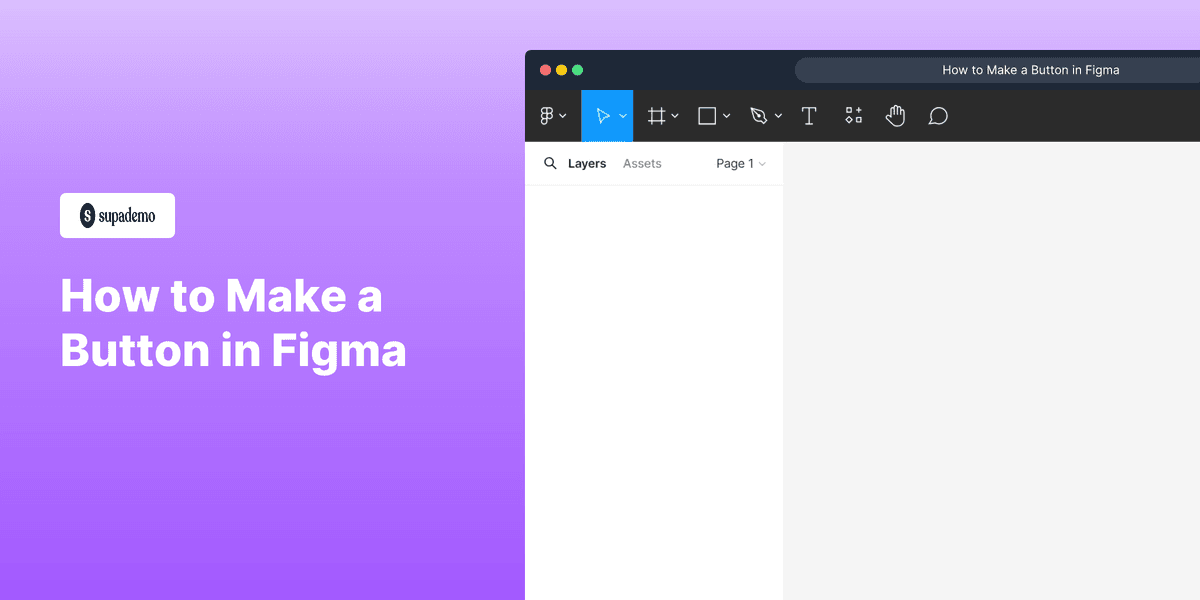 How to Make a Button in Figma screenshot
