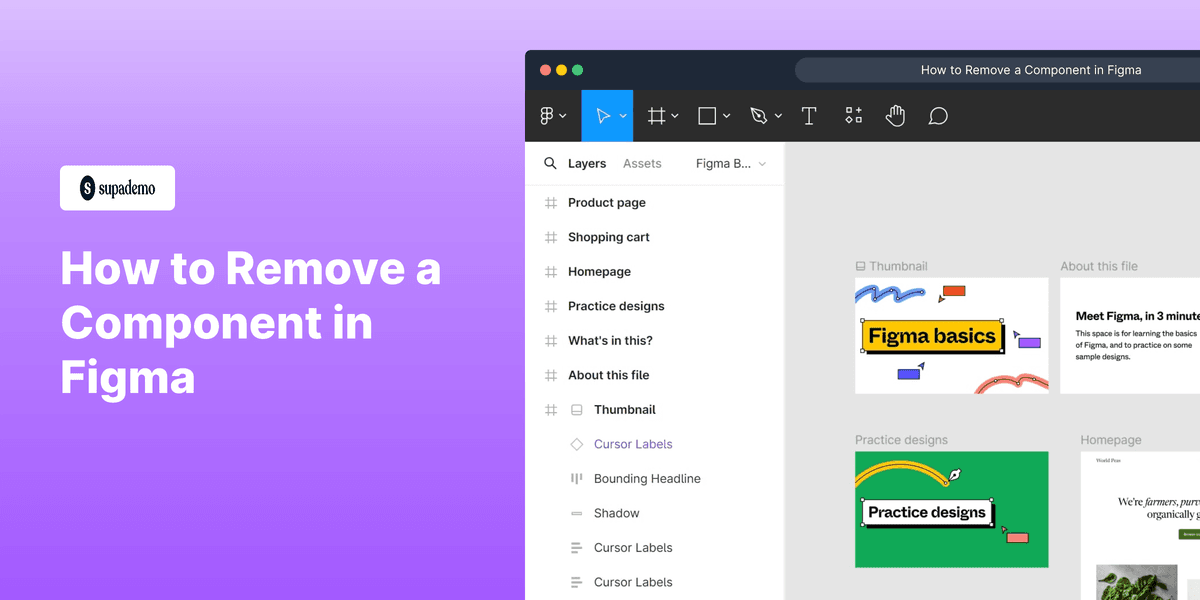 How to Remove a Component in Figma screenshot
