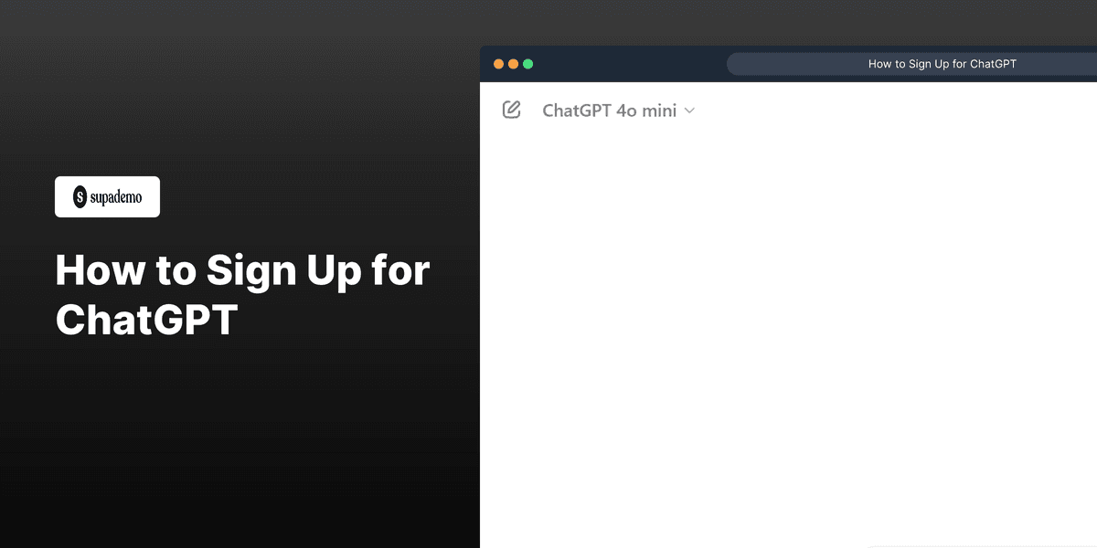 How to Sign Up for ChatGPT screenshot