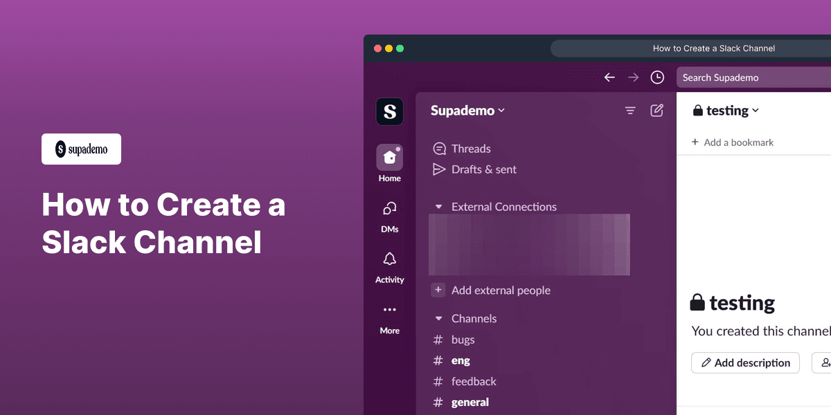 How to Create a Slack Channel screenshot
