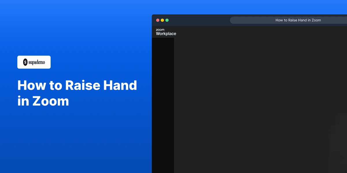 How to Raise Hand in Zoom screenshot