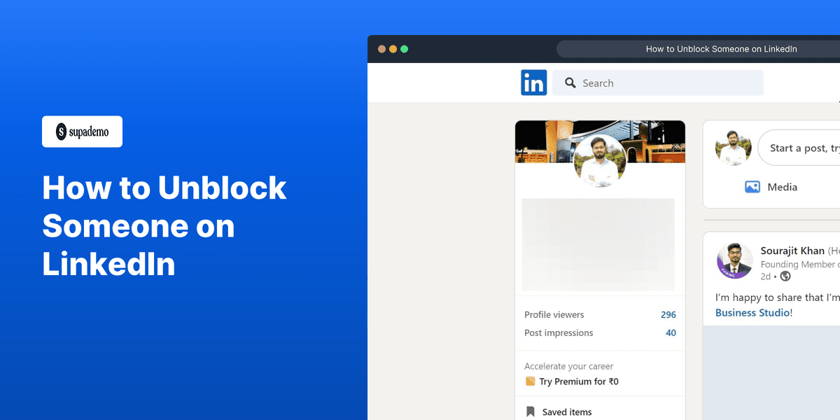 How to Unblock Someone on LinkedIn screenshot