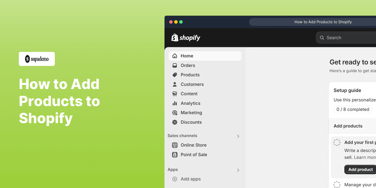 How to Add Products to Shopify screenshot