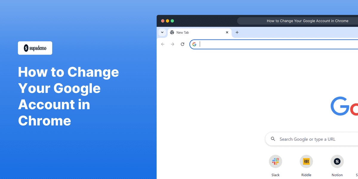 How to Change Your Google Account in Chrome screenshot