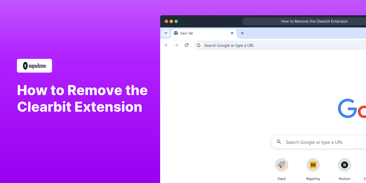 How to Remove the Clearbit Extension screenshot