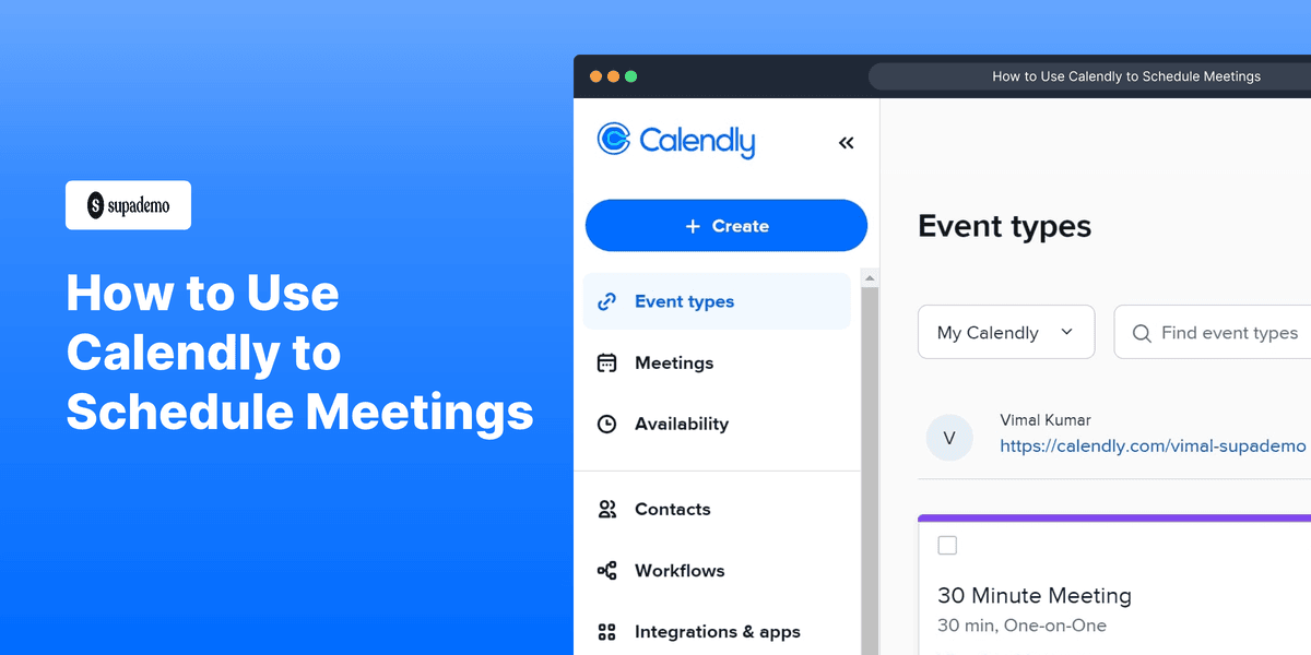 How to Use Calendly to Schedule Meetings screenshot