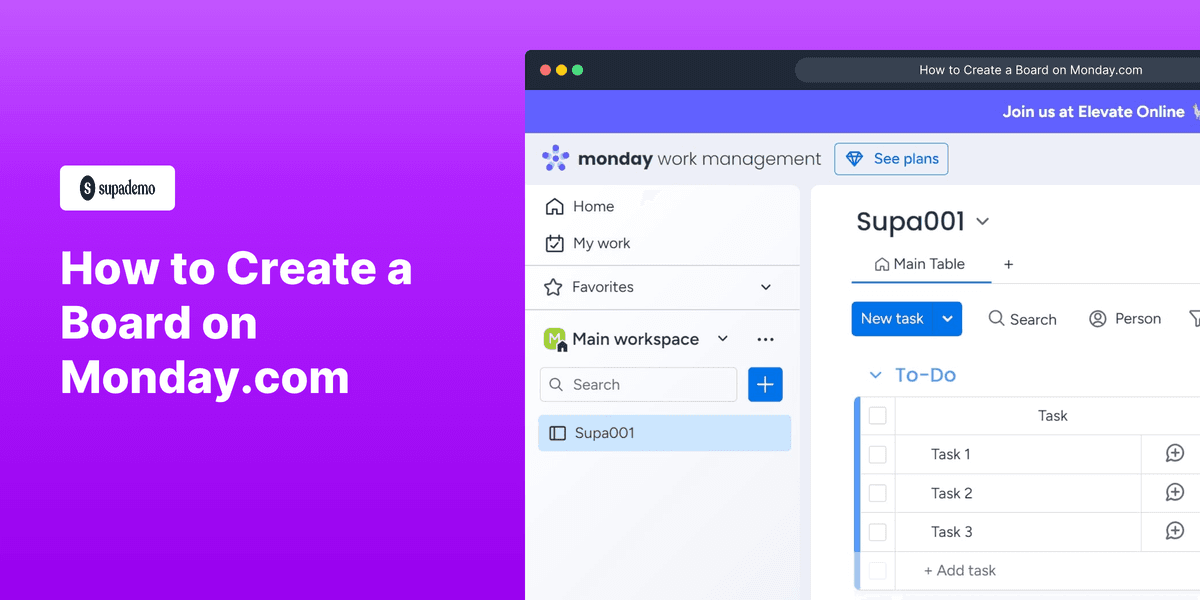 How to Create a Board on Monday.com screenshot