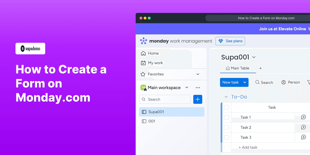 How to Create a Form on Monday.com screenshot
