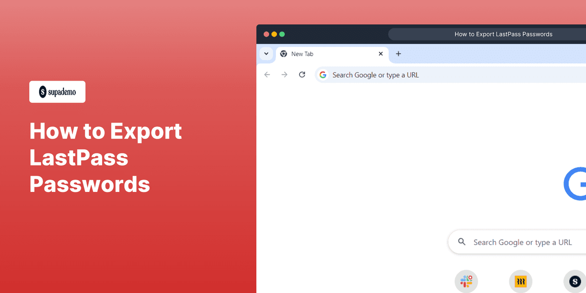 How to Export LastPass Passwords screenshot