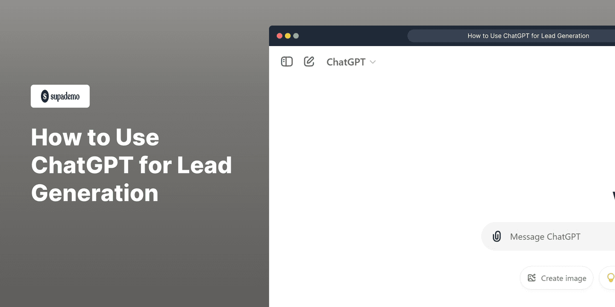 How to Use ChatGPT for Lead Generation screenshot