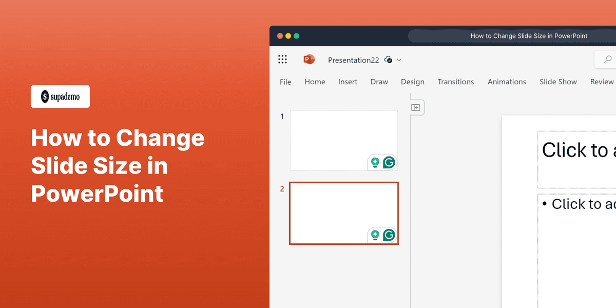 How to Change Slide Size in PowerPoint screenshot