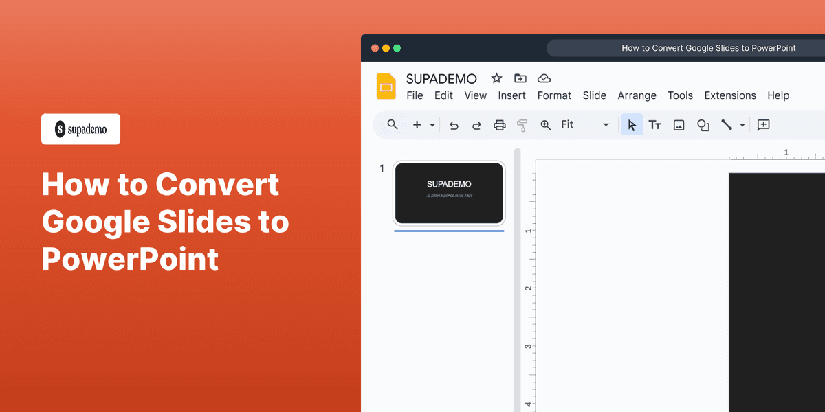 How to Convert Google Slides to PowerPoint screenshot