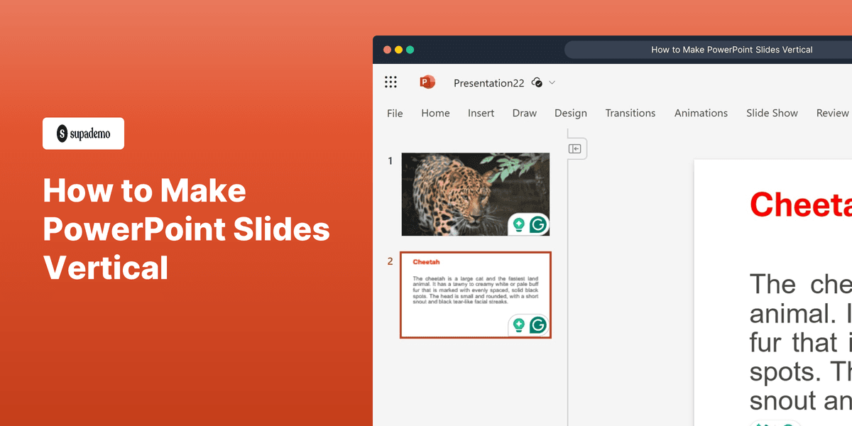How to Make PowerPoint Slides Vertical screenshot