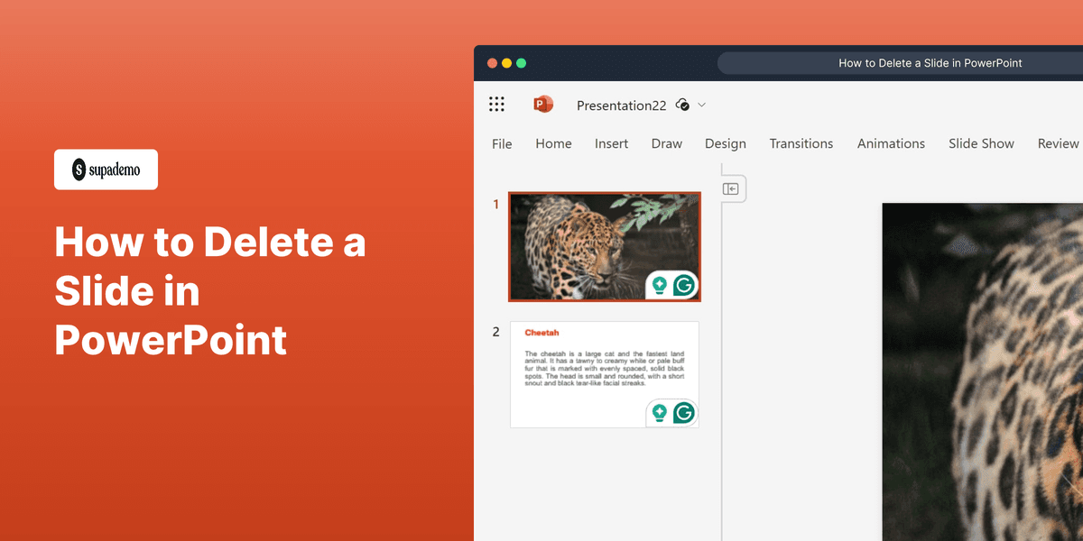 How to Delete a Slide in PowerPoint screenshot