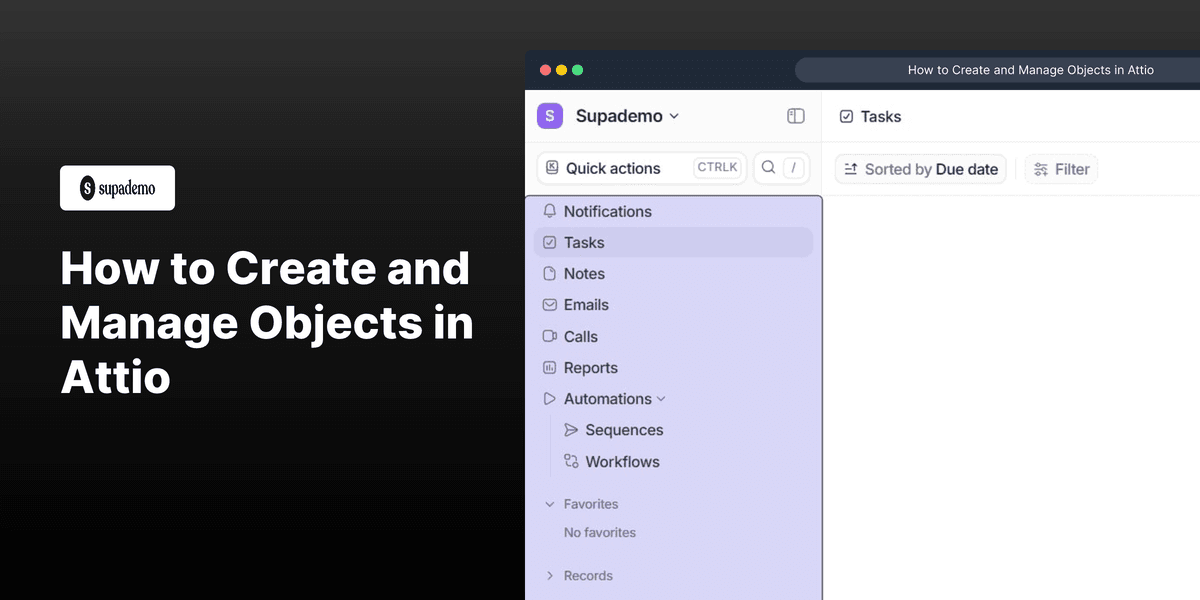 How to Create and Manage Objects in Attio screenshot
