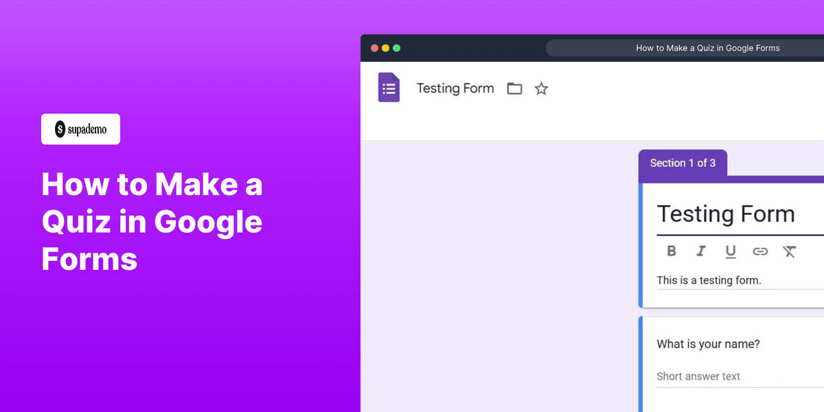 How to Make a Quiz in Google Forms screenshot