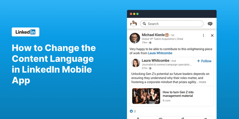 Change the Content Language on Mobile