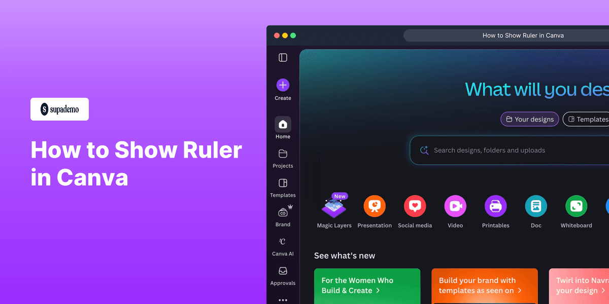 How to Show Ruler in Canva screenshot