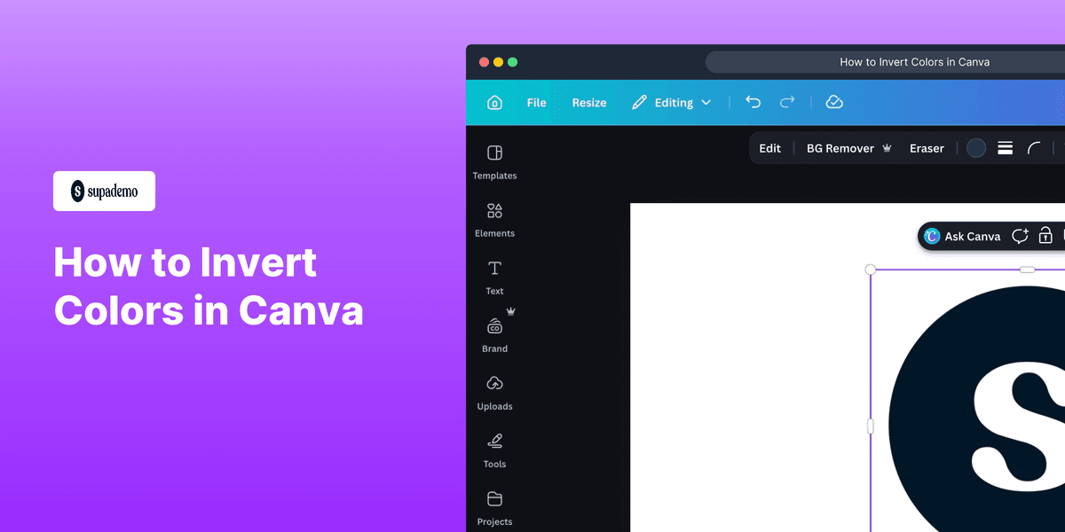 How to Invert Colors in Canva screenshot
