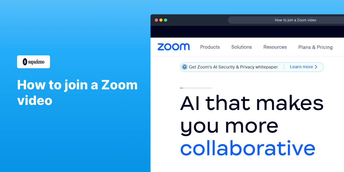 How to Join a Zoom video screenshot