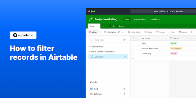 Related demo for Airtable 2