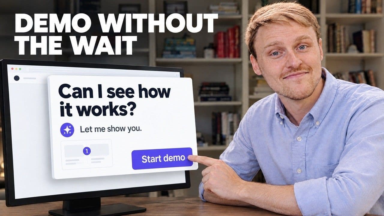 Set Up an AI Sales Agent That Gives Demos on Your Website
