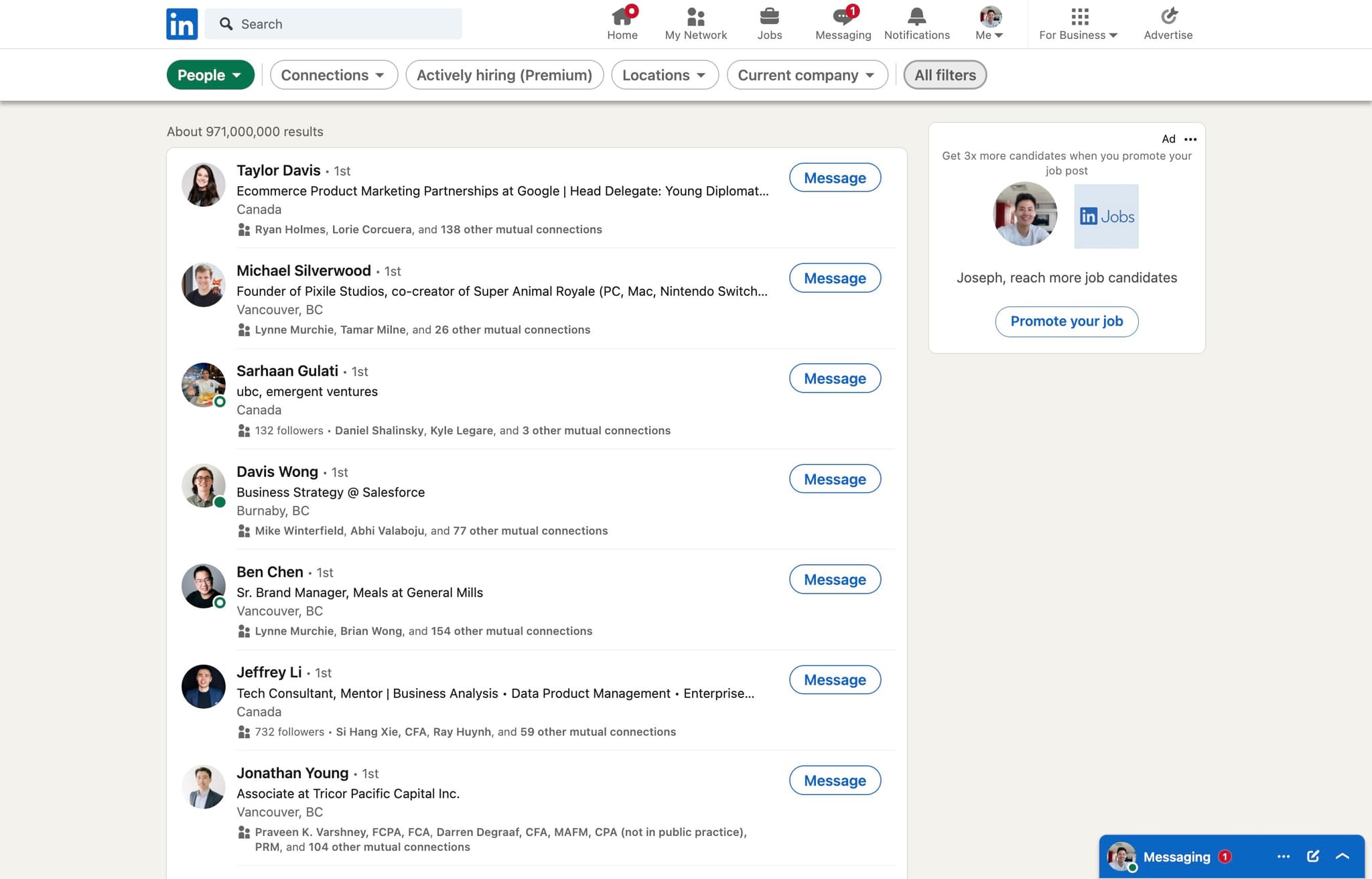 Access Advanced Filtering Options