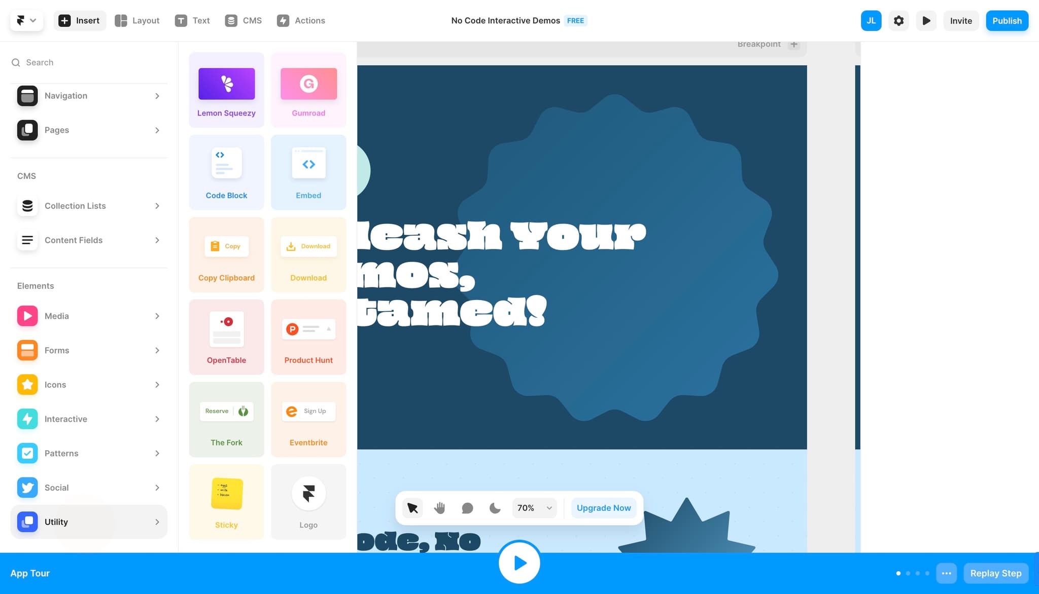 Access embed configuration