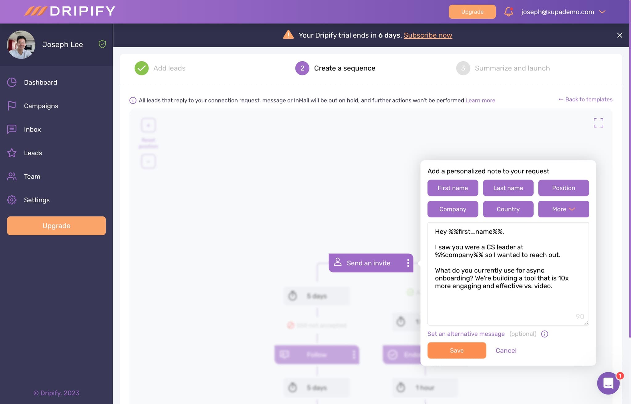 Save Your Configuration