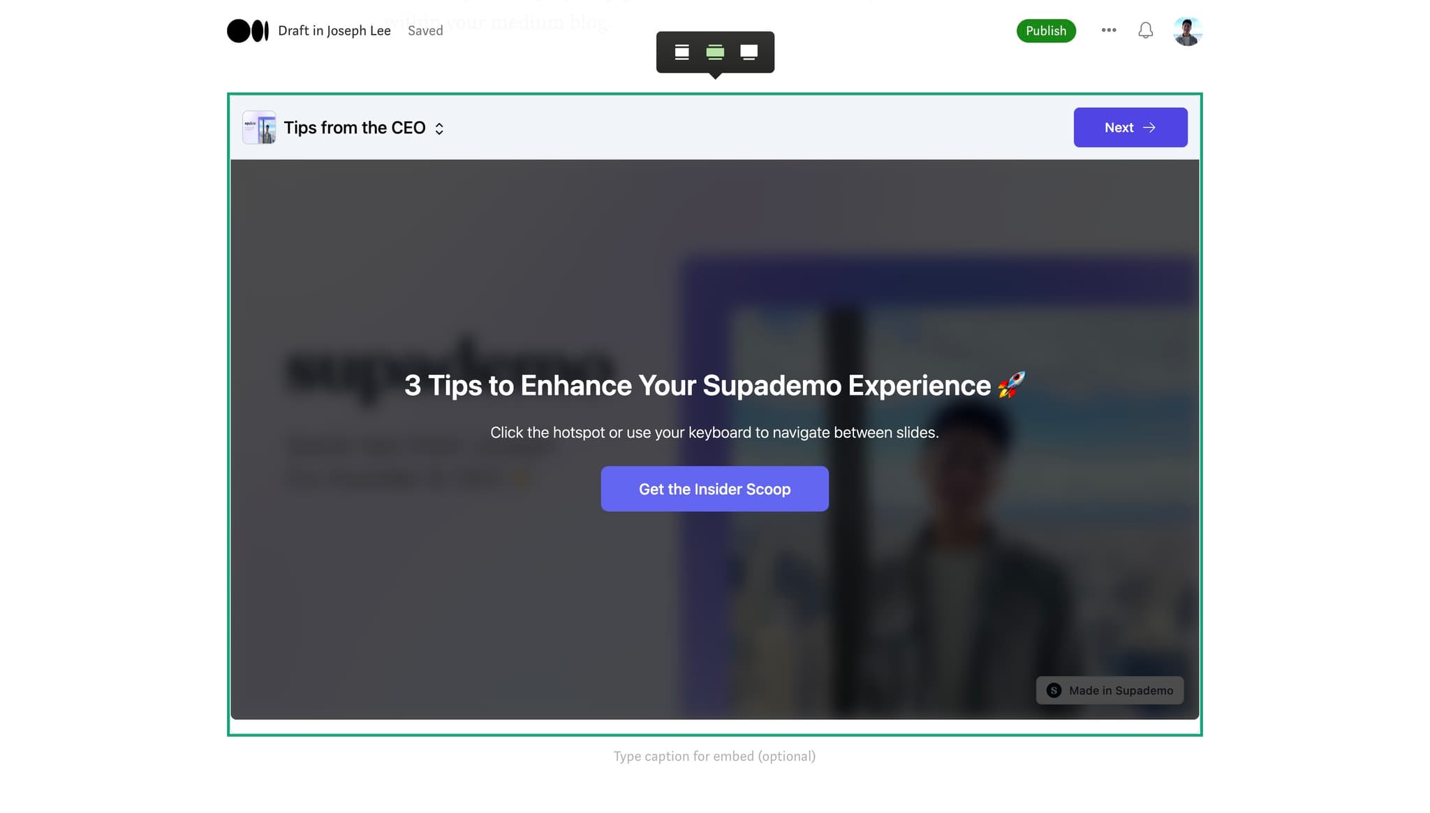 Adjust sizing and placement