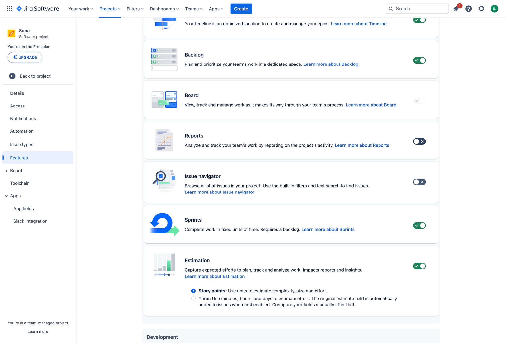 Enable Reports access