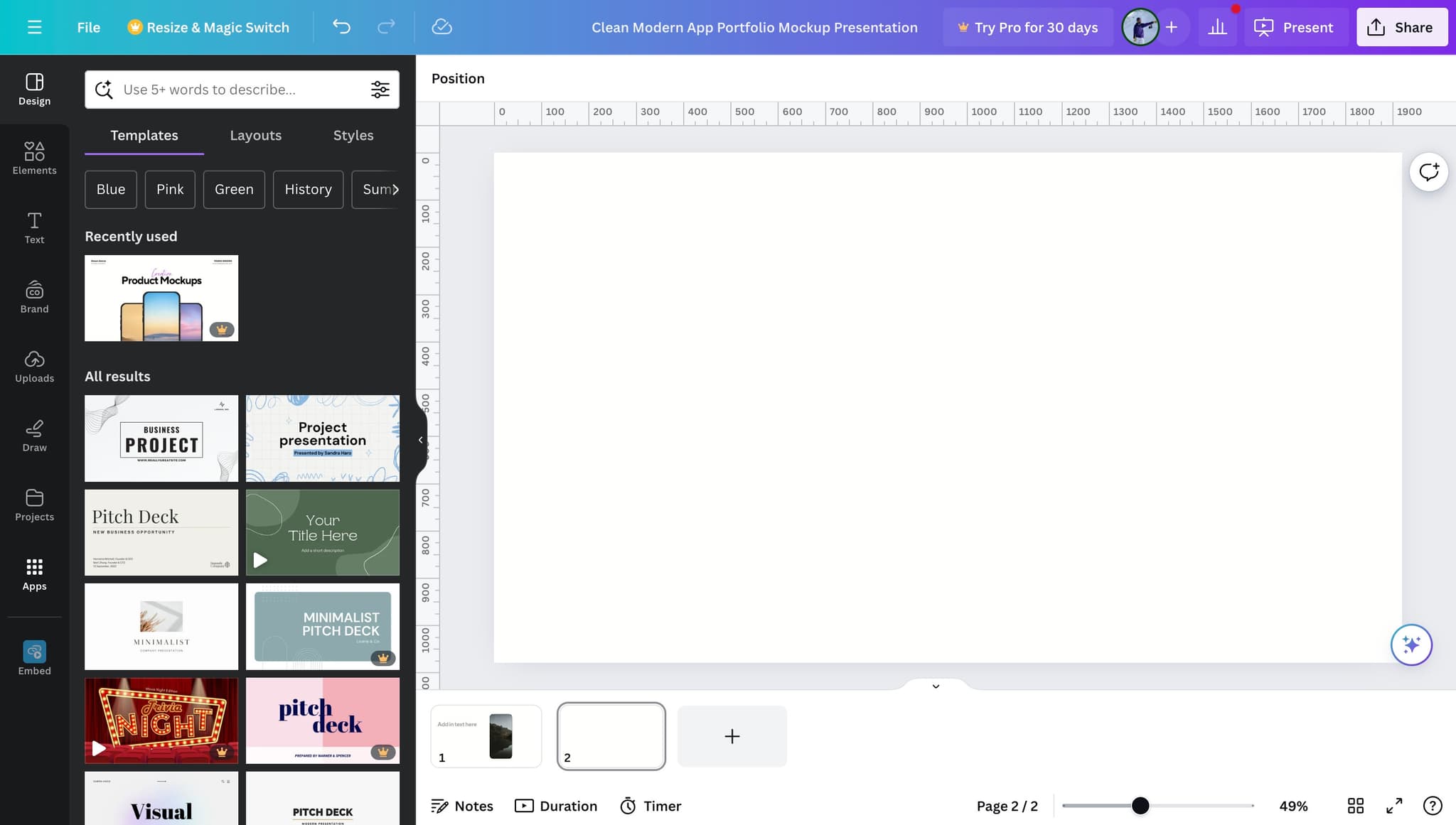 Click the first element