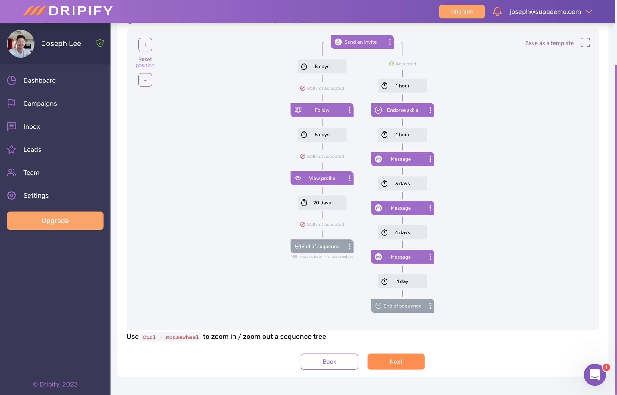 Move to Launch Settings