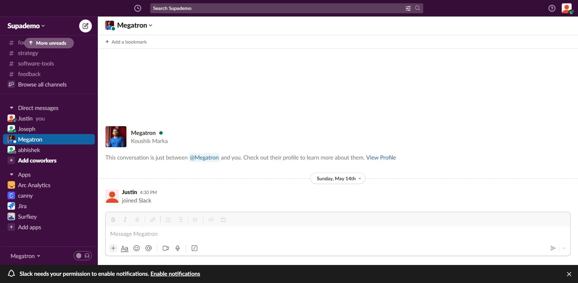 Select your workspace